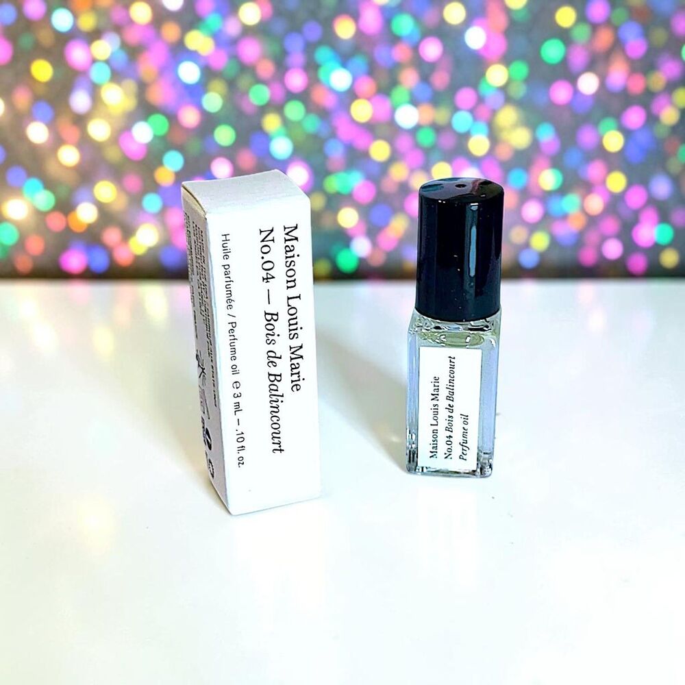 Maison Louis Marie 4 Bois De Balincourt Perfume Oil Rollerball NIB 0.1 fl. oz